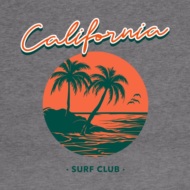 California Surf Club by Tip Top Tee's